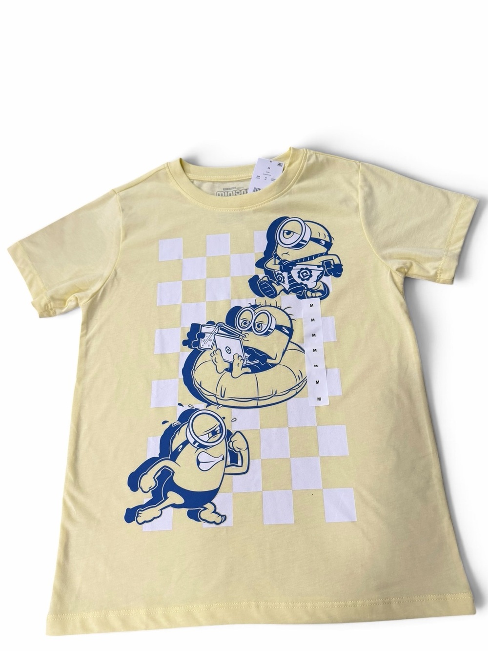 Boys’ Yellow Minions Graphic Tee by Illumination - Size M